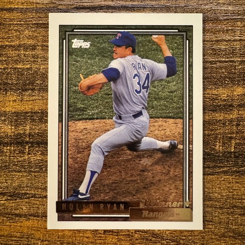 1992 topps nolan - ryan, gold