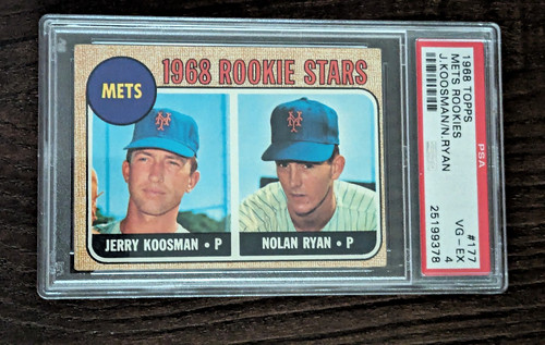 Topps 1968 - mets, rookies